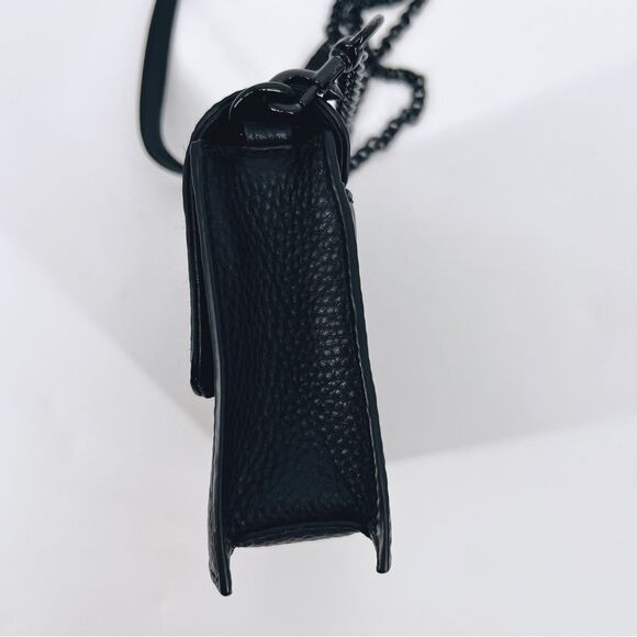 Rebecca Minkoff Stargazing Studded Crossbody Clutch Black Leather - Picture 4 of 10